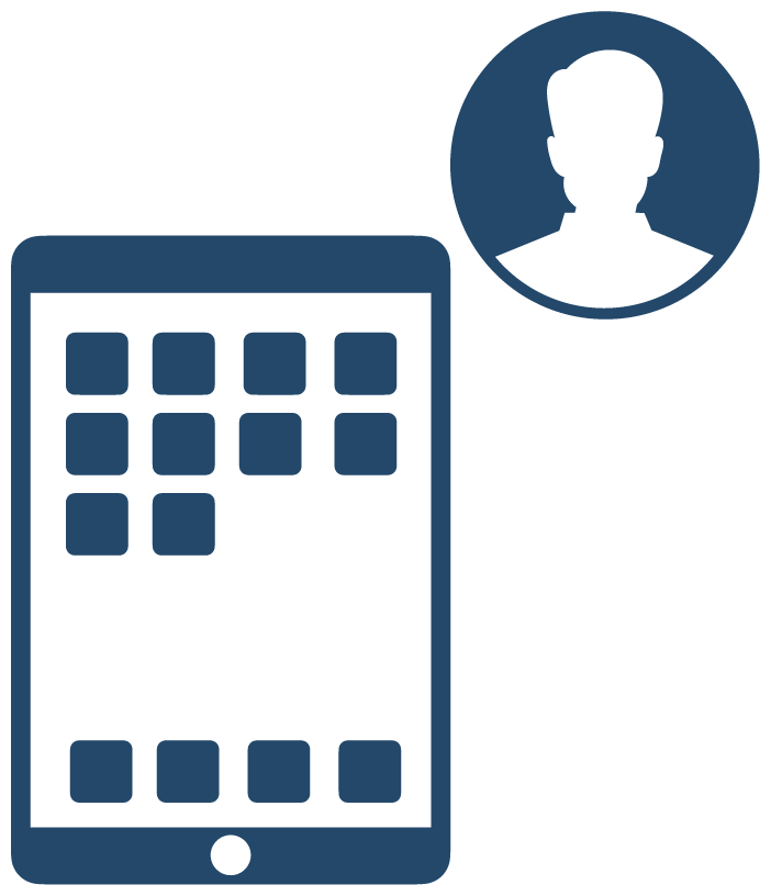 Profile tablet icon